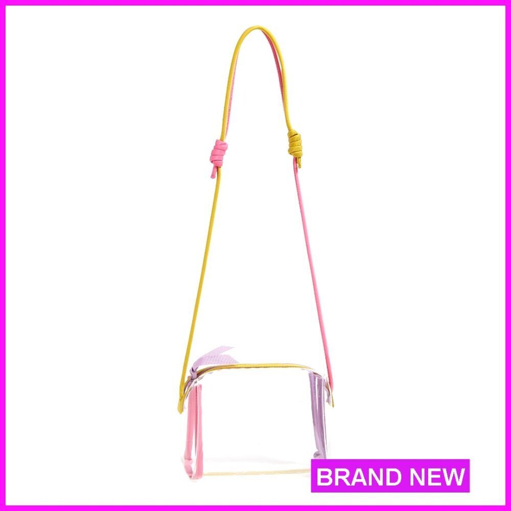Clear Crossbody Bag with Adjustable Strap, RFID Protection, Travel Ready